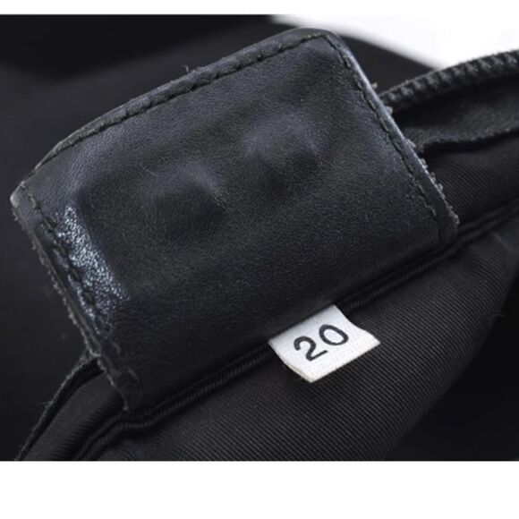 PRADA Nylon Leather Crossbody Shoulder Bag 💼 Black #20 - Picture 6 of 15